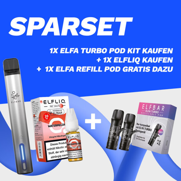 OSTERAKTION: 1x Turbo Kit +1 ELFLIQ + GRATIS Turbo Pods
