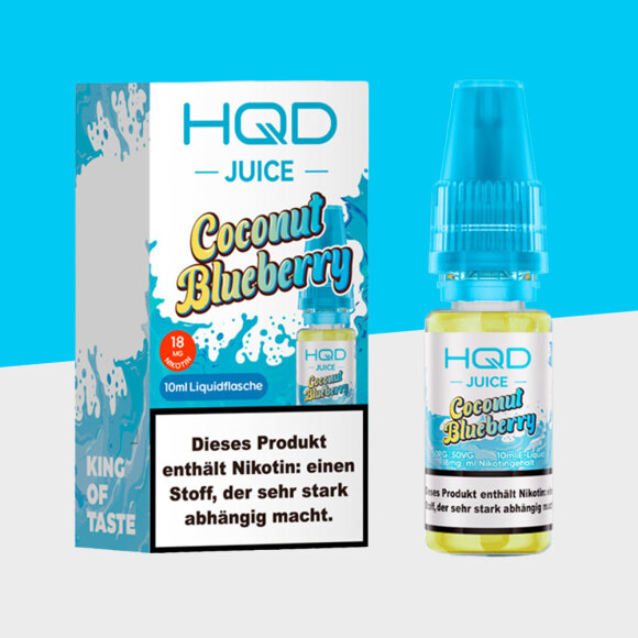 HQD Juice - Coconut Blueberry 18mg/ml - E-Liquid