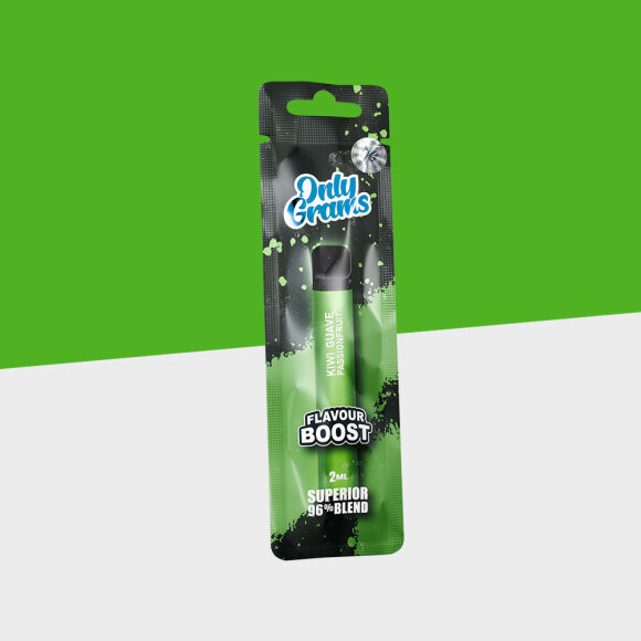 OnlyGrams Flavour Boost - Kiwi Guave Passionfruit - Superior Blend - Einweg Vape