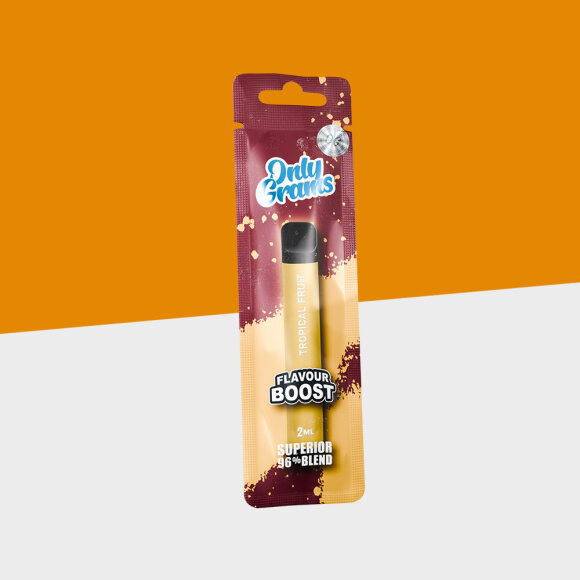 OnlyGrams Flavour Boost - Tropical Fruit - Superior Blend - Einweg Vape