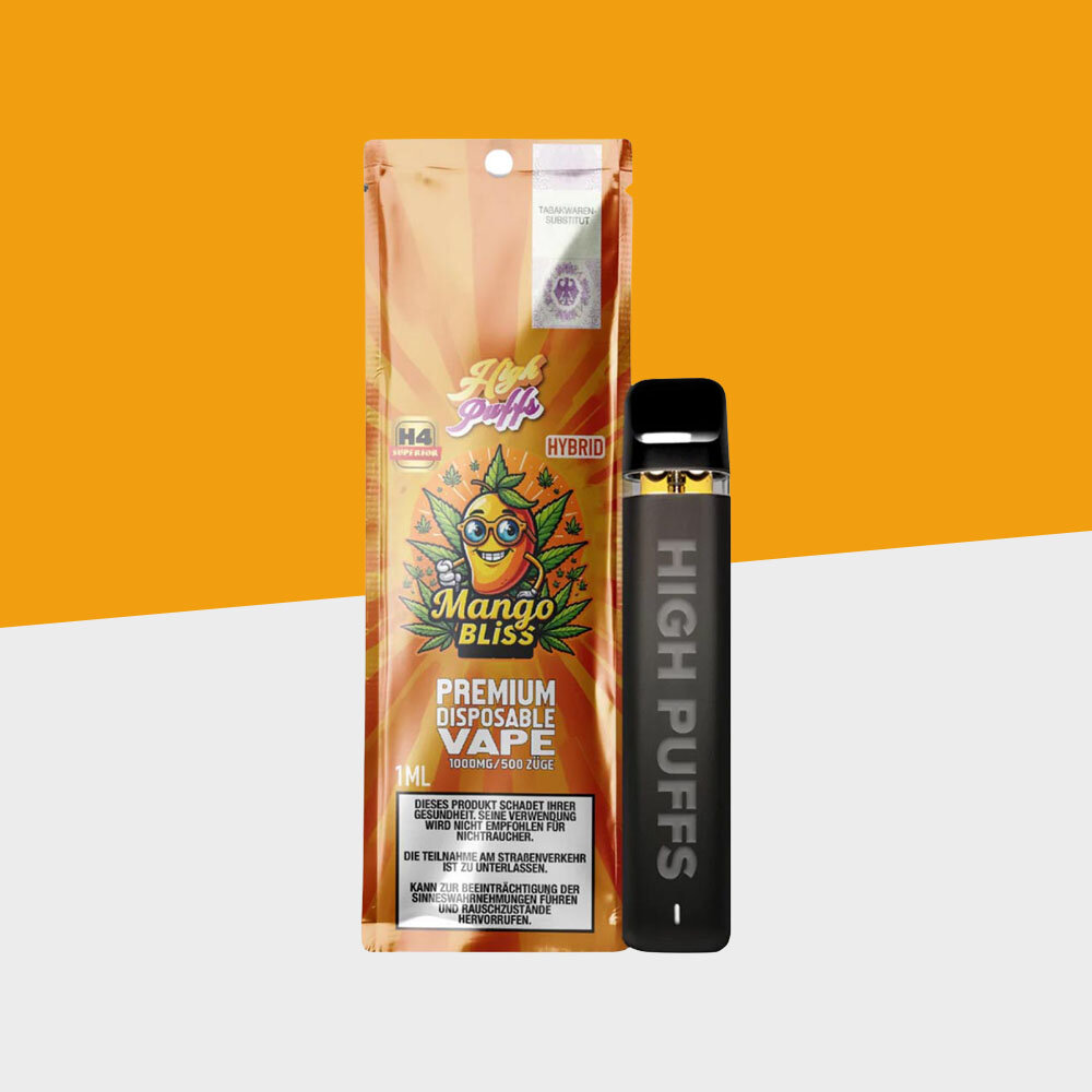 h4 superior vape High Puffs - Mango Bliss - H4 - Einweg Vape