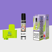 RandM Tornado 15000 - Grape Ice - Pod