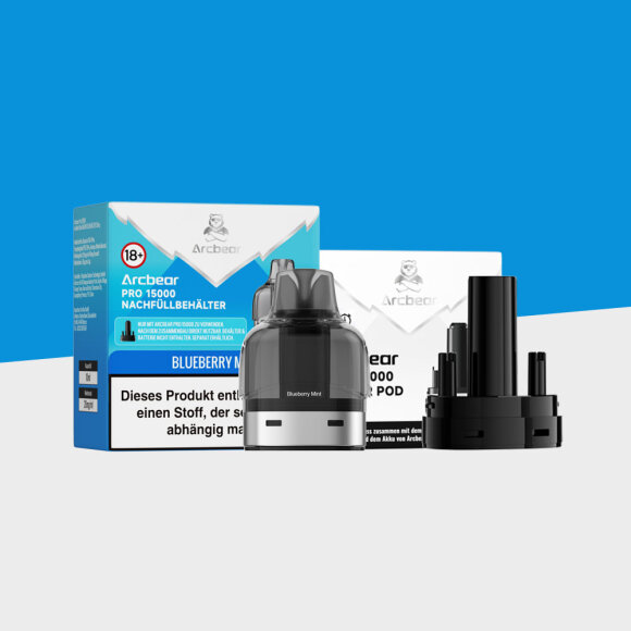 Arcbear Pro 15000 - Blueberry Mint - Pod + Leerpod