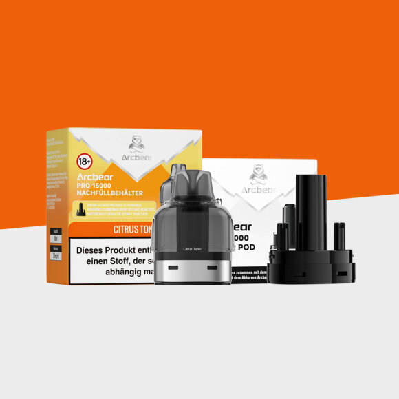 Arcbear Pro 15000 - Citrus Tonic - Pod + Leerpod