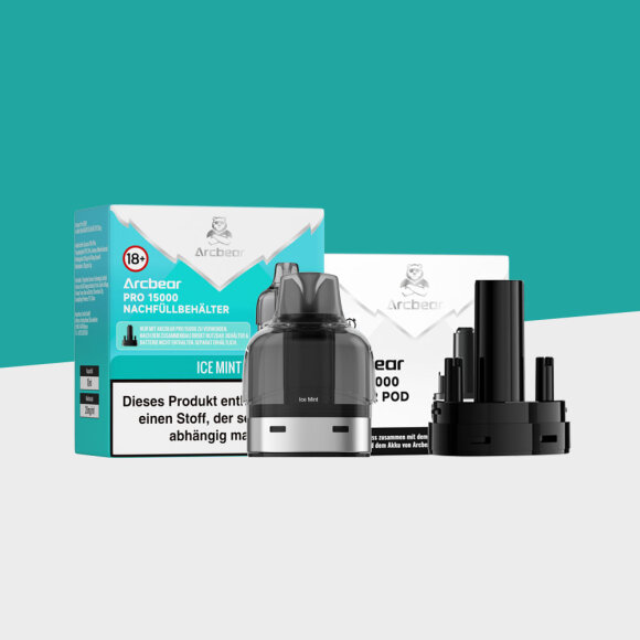Arcbear Pro 15000 - Ice Mint - Pod + Leerpod