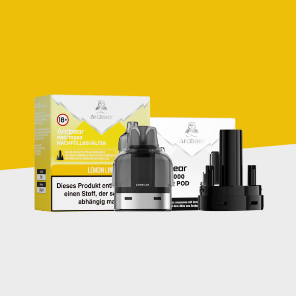 Arcbear Pro 15000 - Lemon Lime - Pod + Leerpod