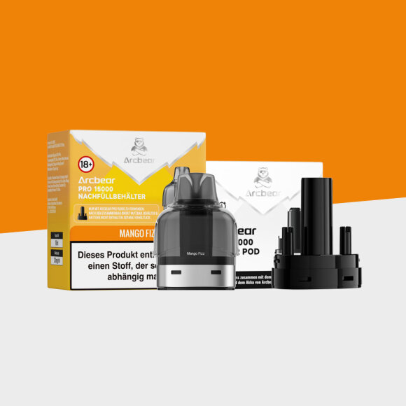 Arcbear Pro 15000 - Mango Fizz - Pod + Leerpod