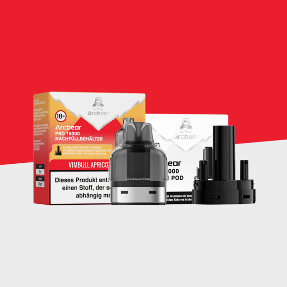 Arcbear Pro 15000 - Vimbull Apricot Peach - Pod + Leerpod