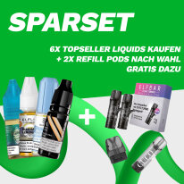 6x Topseller Liquids kaufen + GRATIS 2x Refill Pods dazu