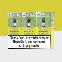 Pod Salt Fits Pods - Lemon Lime Ice (3er Pack)