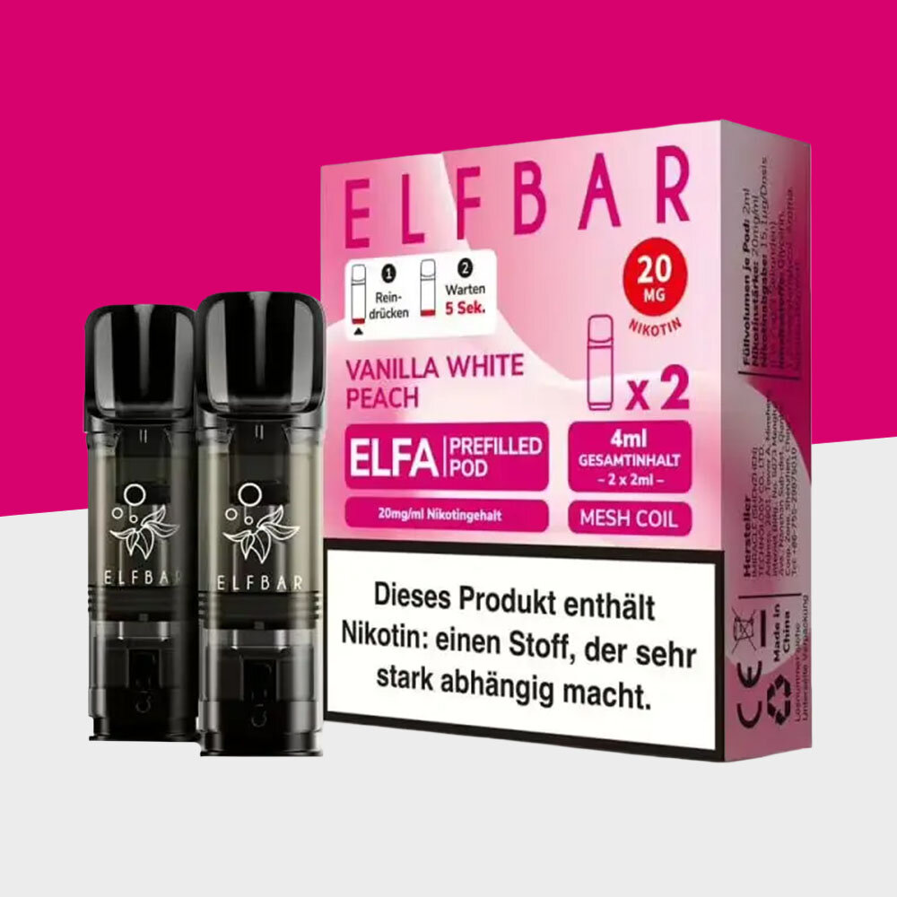elfbar vanille pods ELFA by elf bar pods geschmack Elf Bar usp_Entry-Level Flavour:Elfturbo
