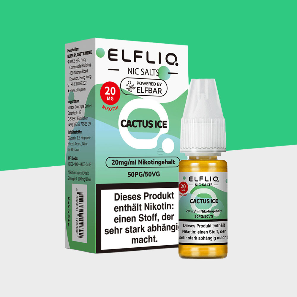 inhaltsstoffe elfbar liquid Elfliq by - Cactus Ice - 20mg/ml 12000 elf bar plus prefilled pod kit elf bar liquid 100ml Sorte:KIWI PASSION FRUIT GUAVA Elf Bar ELFA Pods