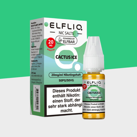 Elfliq by Elfbar - Cactus Ice 20mg/ml - E-Liquid