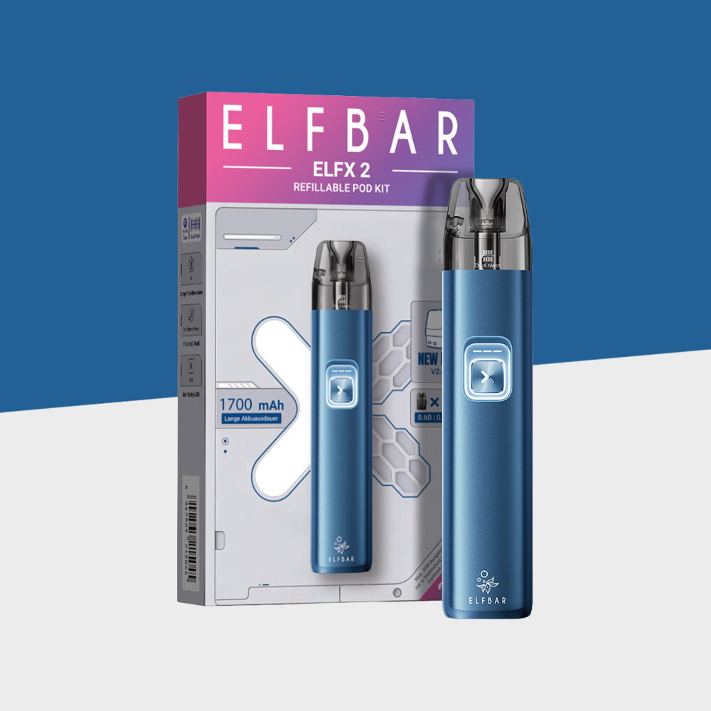 elfbar alternative nachfüllbar ELFX 2 - Ocean Blue Flavour-Blackcurrant Elfbar elfa pods Geschmack:Lemon Peach Passion Fruit ELFBAR 800 Probierset -