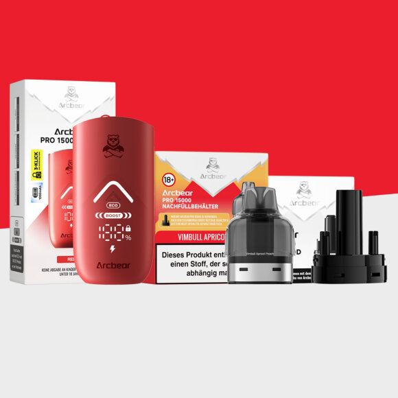 Arcbear Starterset - Red + Vimbull Apricot Peach