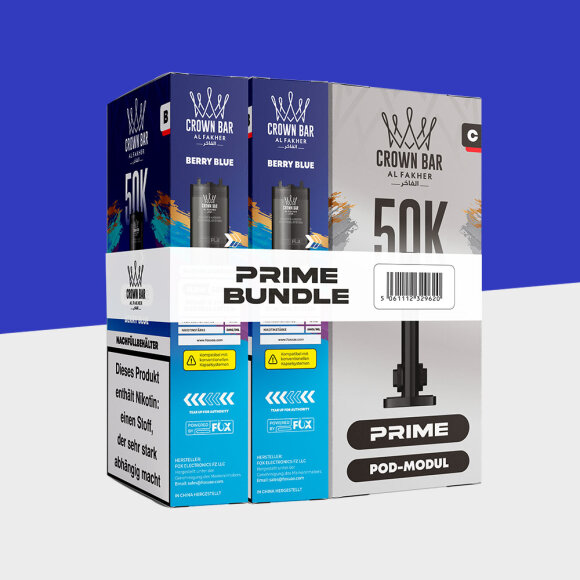 Al Fakher 50K Hypermax Prime - Berry Blue - Pod Bundle