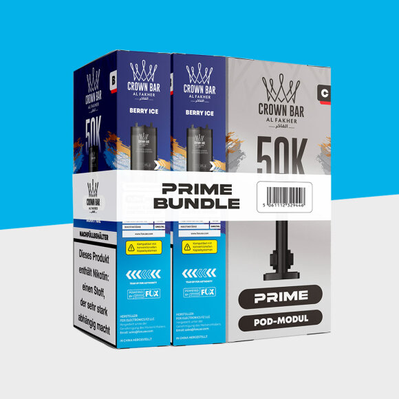 Al Fakher 50K Hypermax Prime - Berry Ice - Pod Bundle