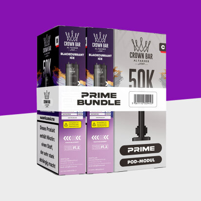 Al Fakher 50K Hypermax Prime - Blackcurrant Ice - Pod Bundle