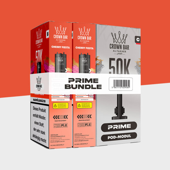 Al Fakher 50K Hypermax Prime - Cherry Fiesta - Pod Bundle
