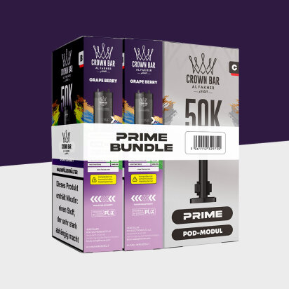Al Fakher 50K Hypermax Prime - Grape Berry - Pod Bundle