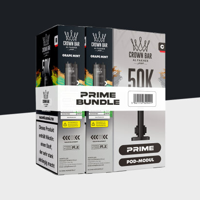 Al Fakher 50K Hypermax Prime - Grape Mint - Pod Bundle