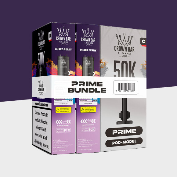 Al Fakher 50K Hypermax Prime - Mixed Berry - Pod Bundle