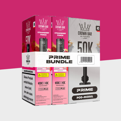 Al Fakher 50K Hypermax Prime - Strawberry Punch - Pod Bundle