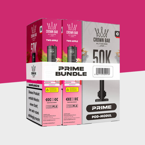 Al Fakher 50K Hypermax Prime - Two Apple - Pod Bundle