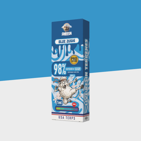 SHEESH Superior Line Pro - Blue Zushi - 1ml - Einweg Vape