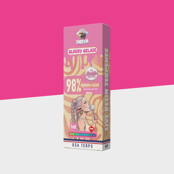 SHEESH Superior Line Pro - Glossy Gelato - 1ml - Einweg Vape