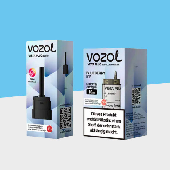 Vozol Vista Plug EZ - Blueberry Ice - Pod + Leerpod