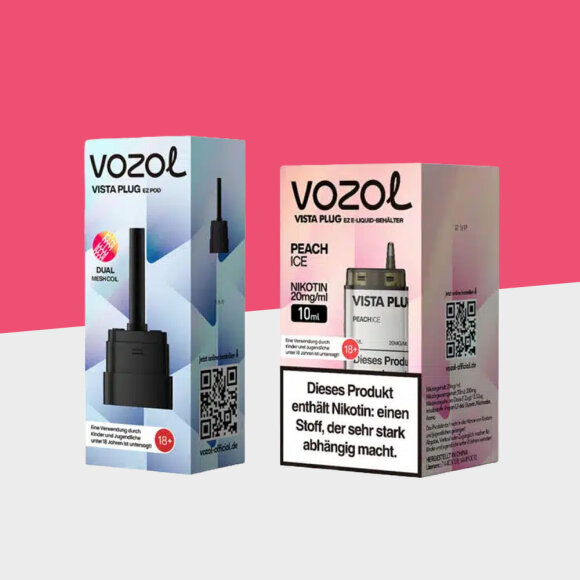 Vozol Vista Plug EZ - Peach Ice - Pod + Leerpod