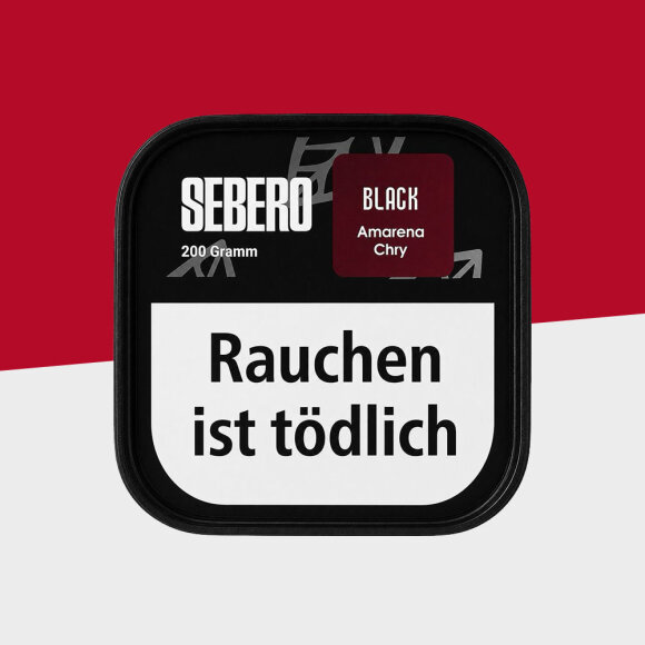 Sebero Black Tabak 200g - Amarena Chry