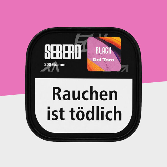 Sebero Black Tabak 200g - Del Toro
