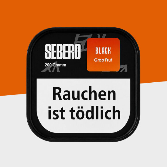 Sebero Black Tabak 200g - Grap Frut
