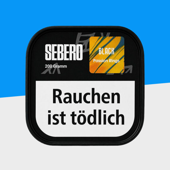 Sebero Black Tabak 200g - Passion Rings