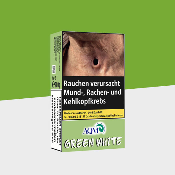 Aqua Mentha Tabak 200g - Green White