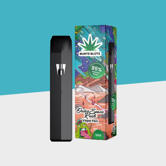 Bunte Blüte - Outer Space Kush - Superior Blend - 1ml - Einweg Vape