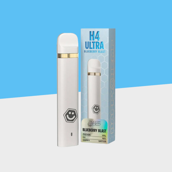 Happy Hemp - Blueberry Blast - H4 - 1ml - Einweg Vape