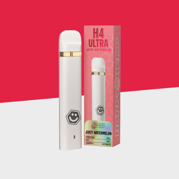 Happy Hemp - Juicy Watermelon - H4 - 1ml - Einweg Vape