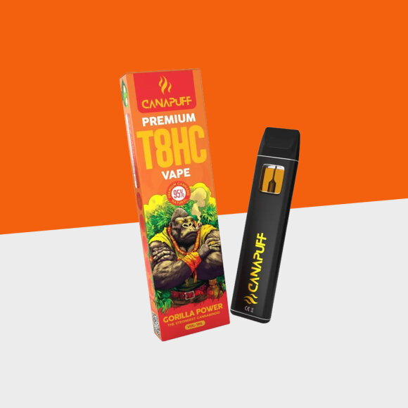 Canapuff -  Gorilla Power - T8HC - 1ml - Einweg Vape