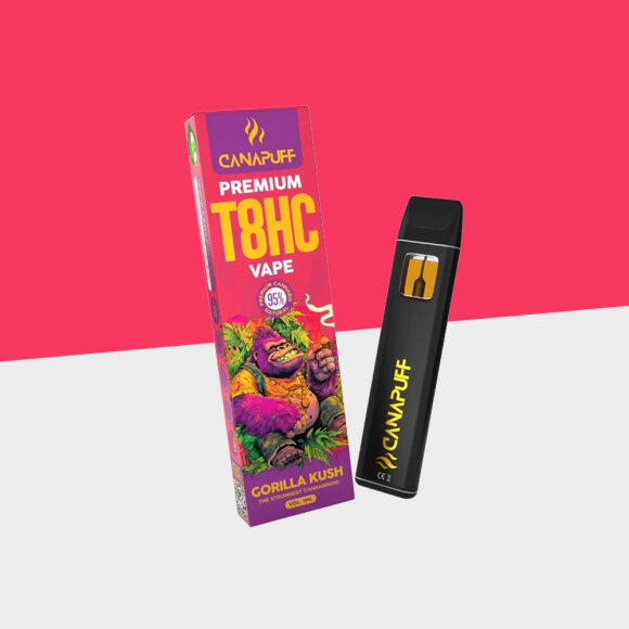 Canapuff - Gorilla Kush - T8HC - 1ml - Einweg Vape