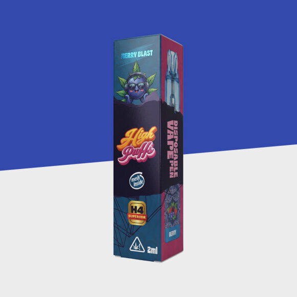 High Puffs - Berry Blaze - H4 - 2ml - Einweg Vape
