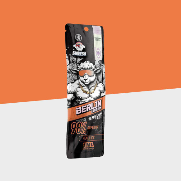 SHEESH Superior Line - Peach Ice - Berlin Edition - 1ml - Einweg Vape