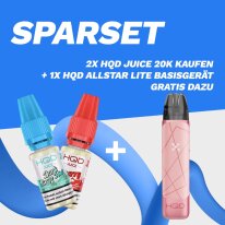 SPARSET: 2x HQD Juice Liquid kaufen + GRATIS Allstar Lite Basigerät