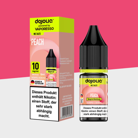 DOJOLIQ - Peach 10mg/ml - E-Liquid