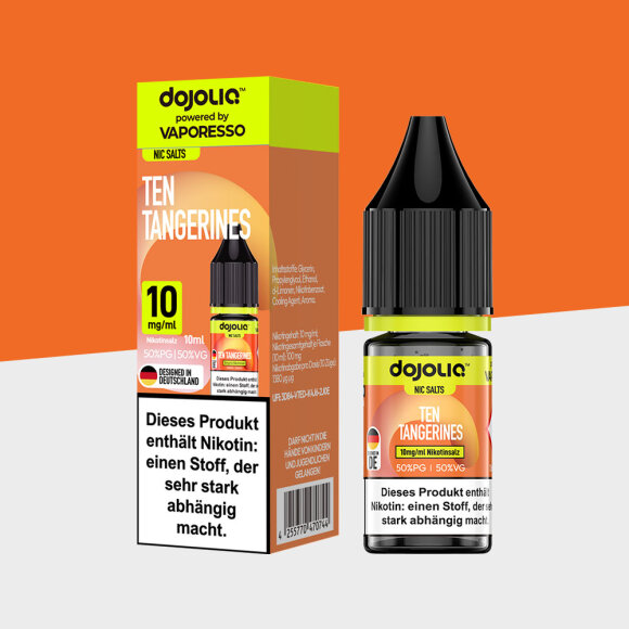 DOJOLIQ - Ten Tangerines 10mg/ml - E-Liquid