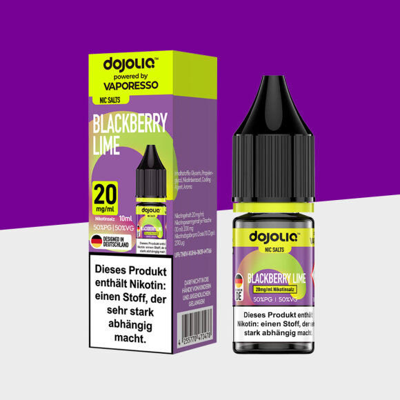 DOJOLIQ - Blackberry Lime 20mg/ml - E-Liquid