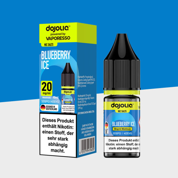 DOJOLIQ - Blueberry Ice 20mg/ml - E-Liquid