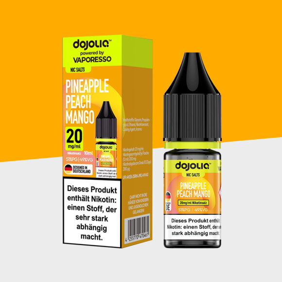 DOJOLIQ - Pineapple Peach Mango 20mg/ml - E-Liquid